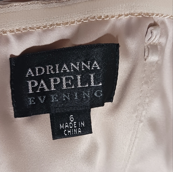 Adrianna Papell Lace Strapless Cocktail Sheath Dress - Picture 11 of 14